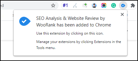WooRank Chrome Extension Added